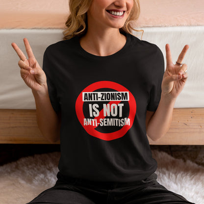 Anti-Zionism is not Anti-Semitism T-shirt - T-Shirt - Middle Shark