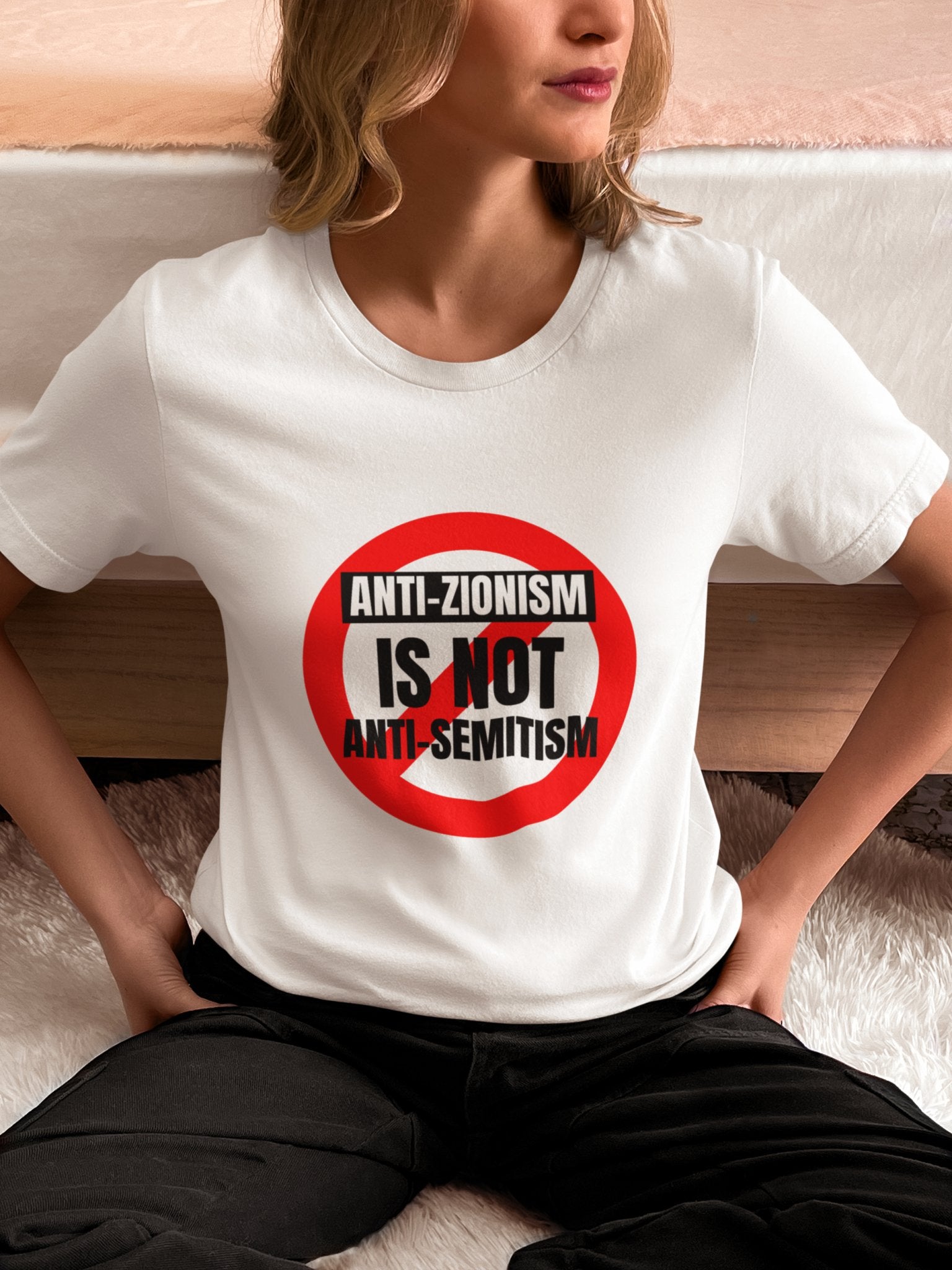 Anti-Zionism is not Anti-Semitism T-shirt - T-Shirt - Middle Shark