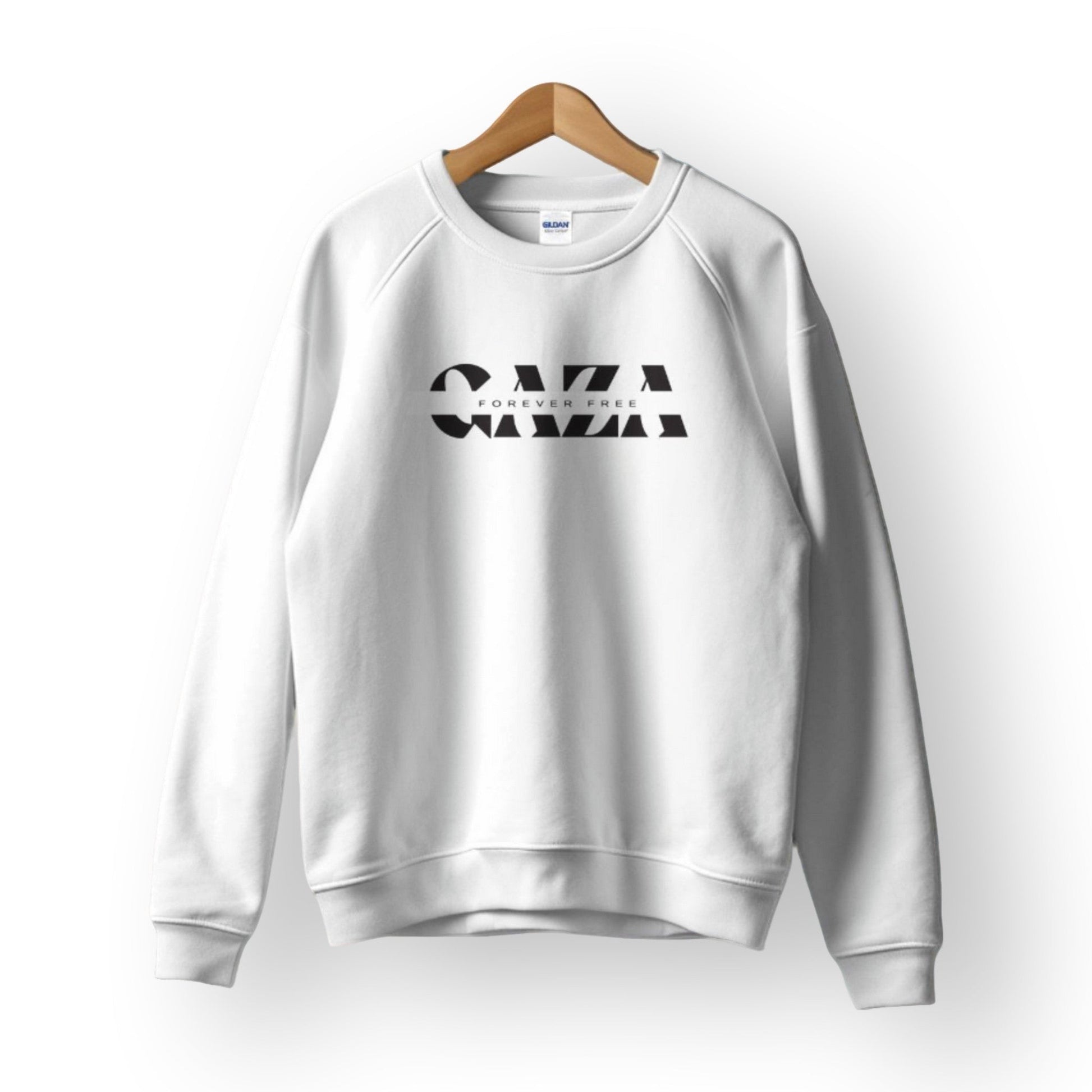 Free Gaza Crewneck Sweatshirt - Sweatshirt - Middle Shark