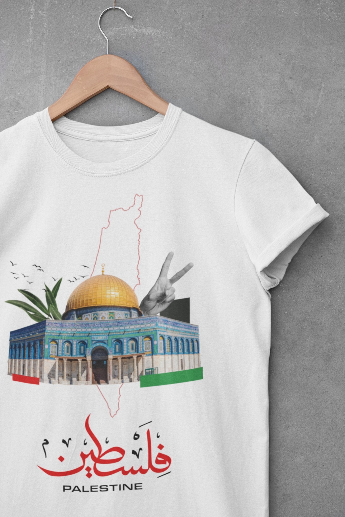 Palestine Al-Aqsa Mosque T-shirt - T-Shirt - Middle Shark