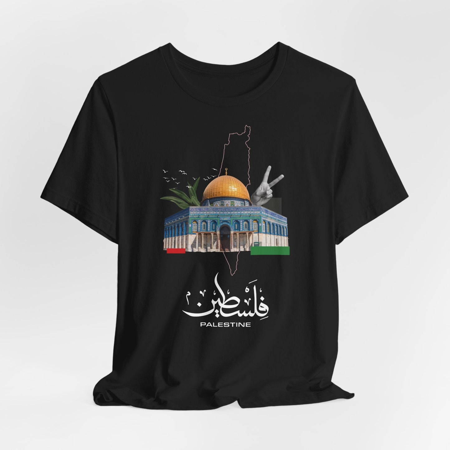 Palestine Al-Aqsa Mosque T-shirt - T-Shirt - Middle Shark