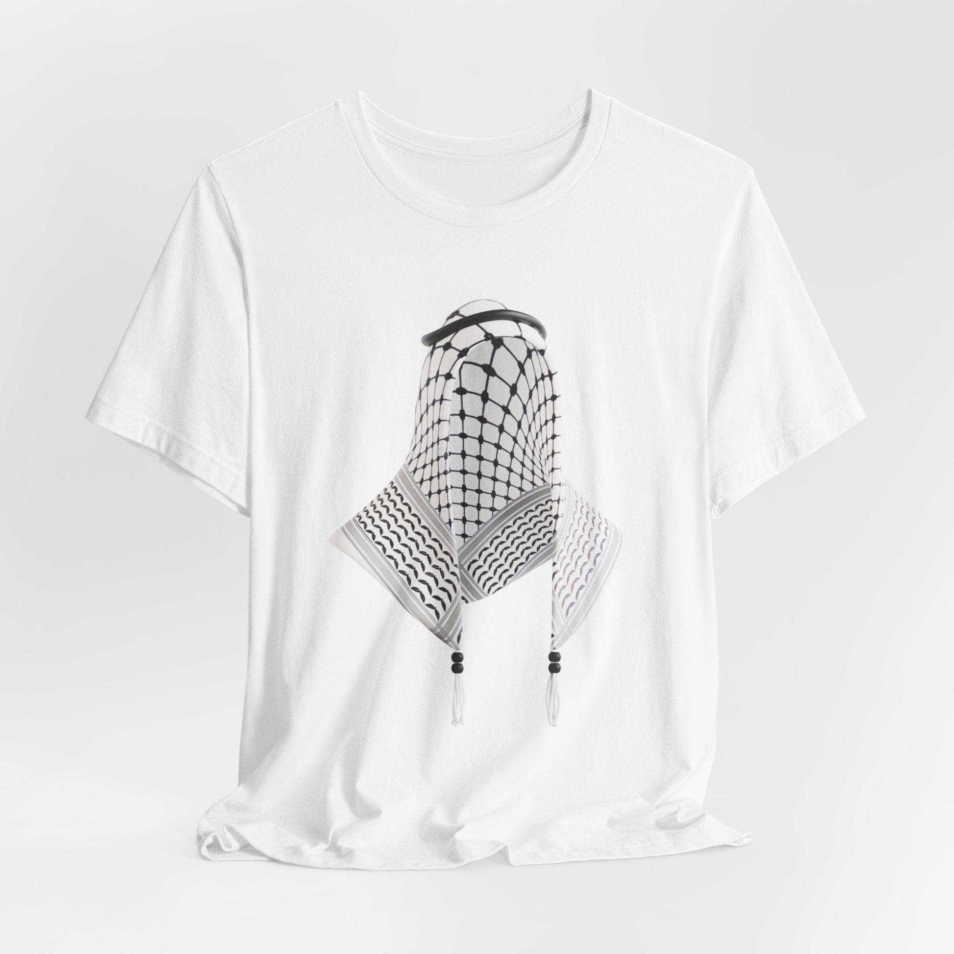 Palestine Scarf Apparel Collection - Sweatshirt, Hoodie & T-shirt - Sweatshirt - Middle Shark