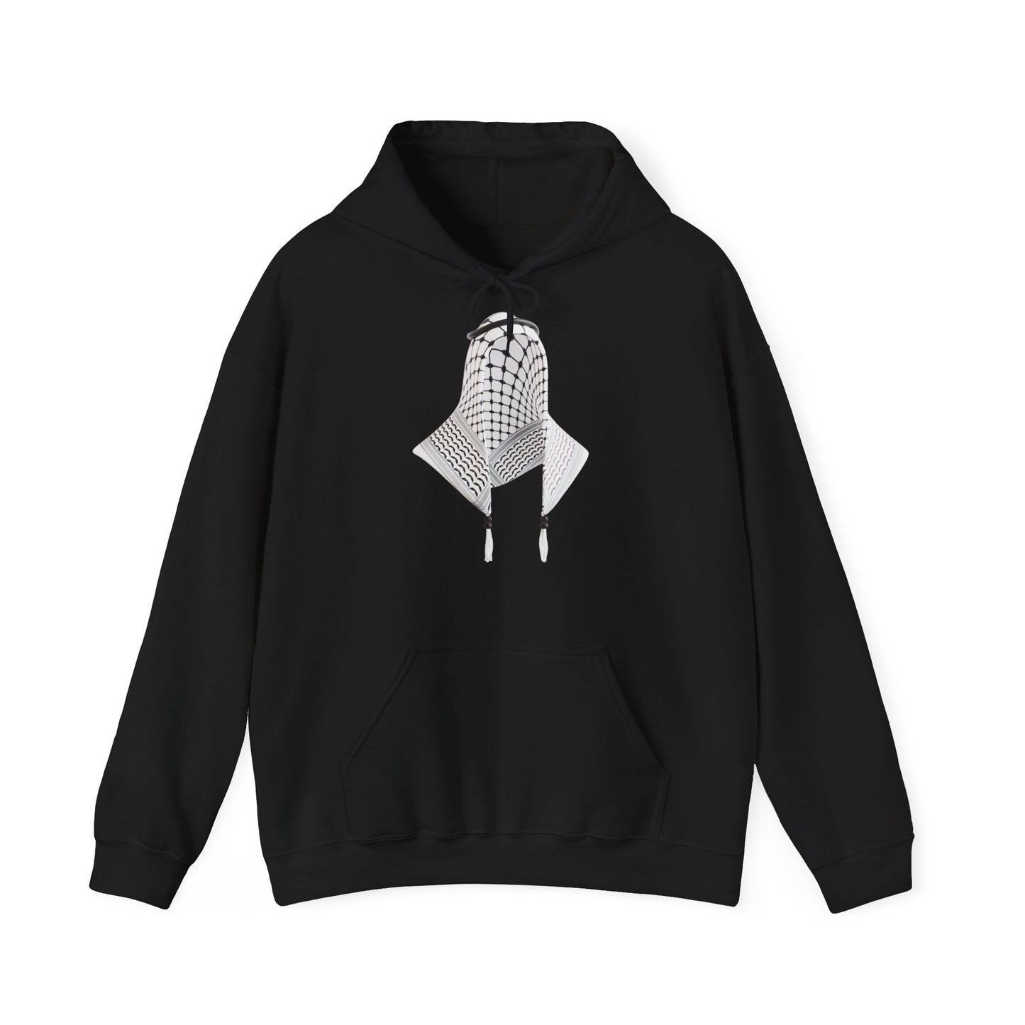 Palestine Scarf Apparel Collection - Sweatshirt, Hoodie & T-shirt - Sweatshirt - Middle Shark