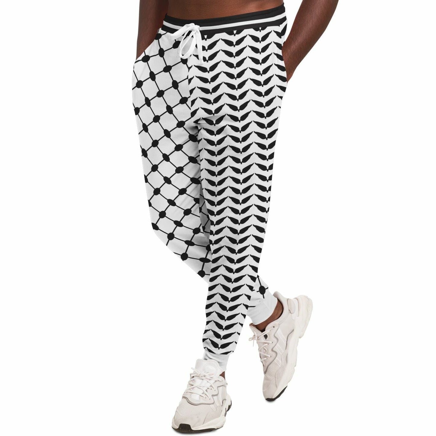 Palestinian Keffiyeh Jogger - Fashion Jogger - AOP - Middle Shark