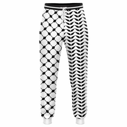 Palestinian Keffiyeh Jogger - Fashion Jogger - AOP - Middle Shark