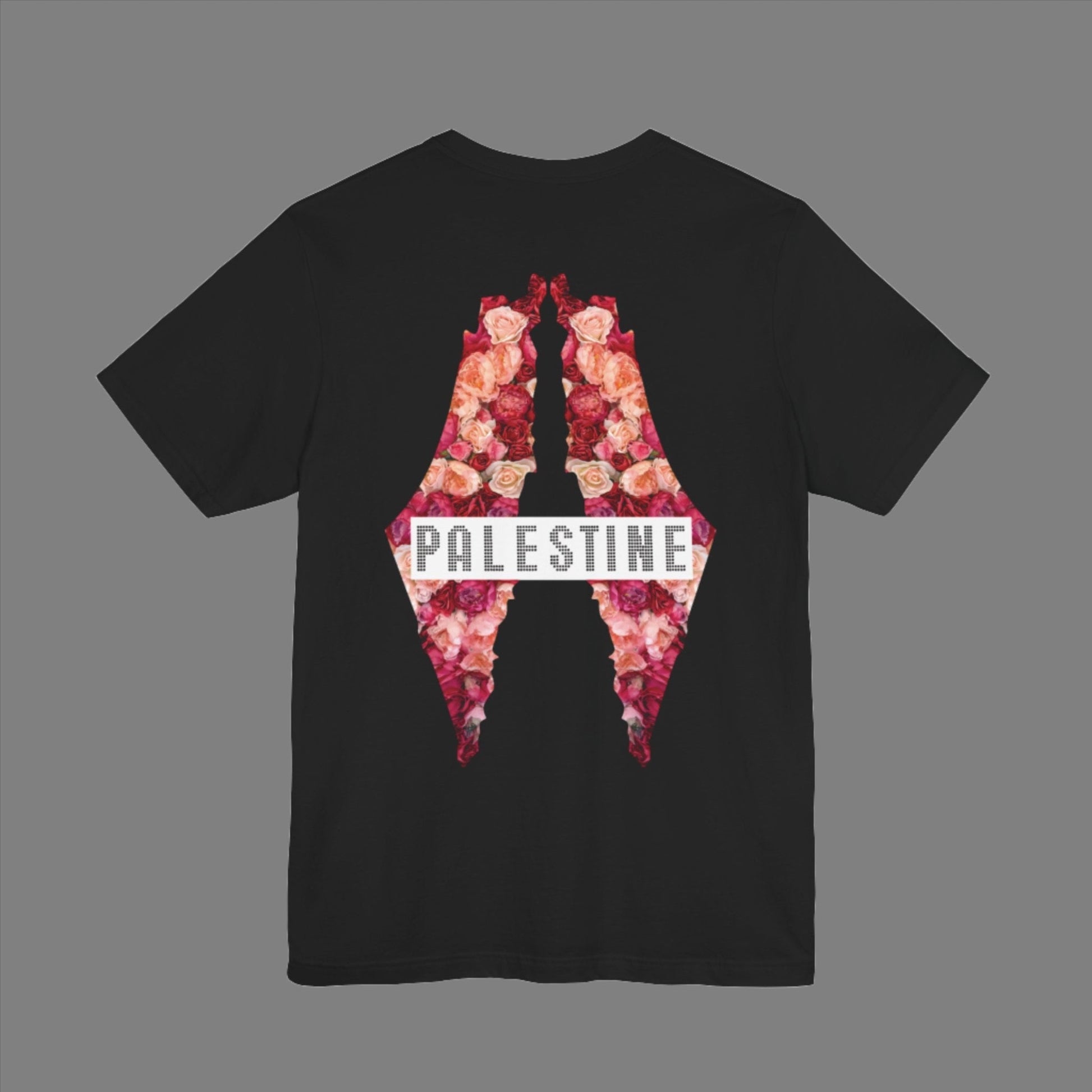 Wings of Freedom Palestine Flowers T-shirt - T-Shirt - Middle Shark