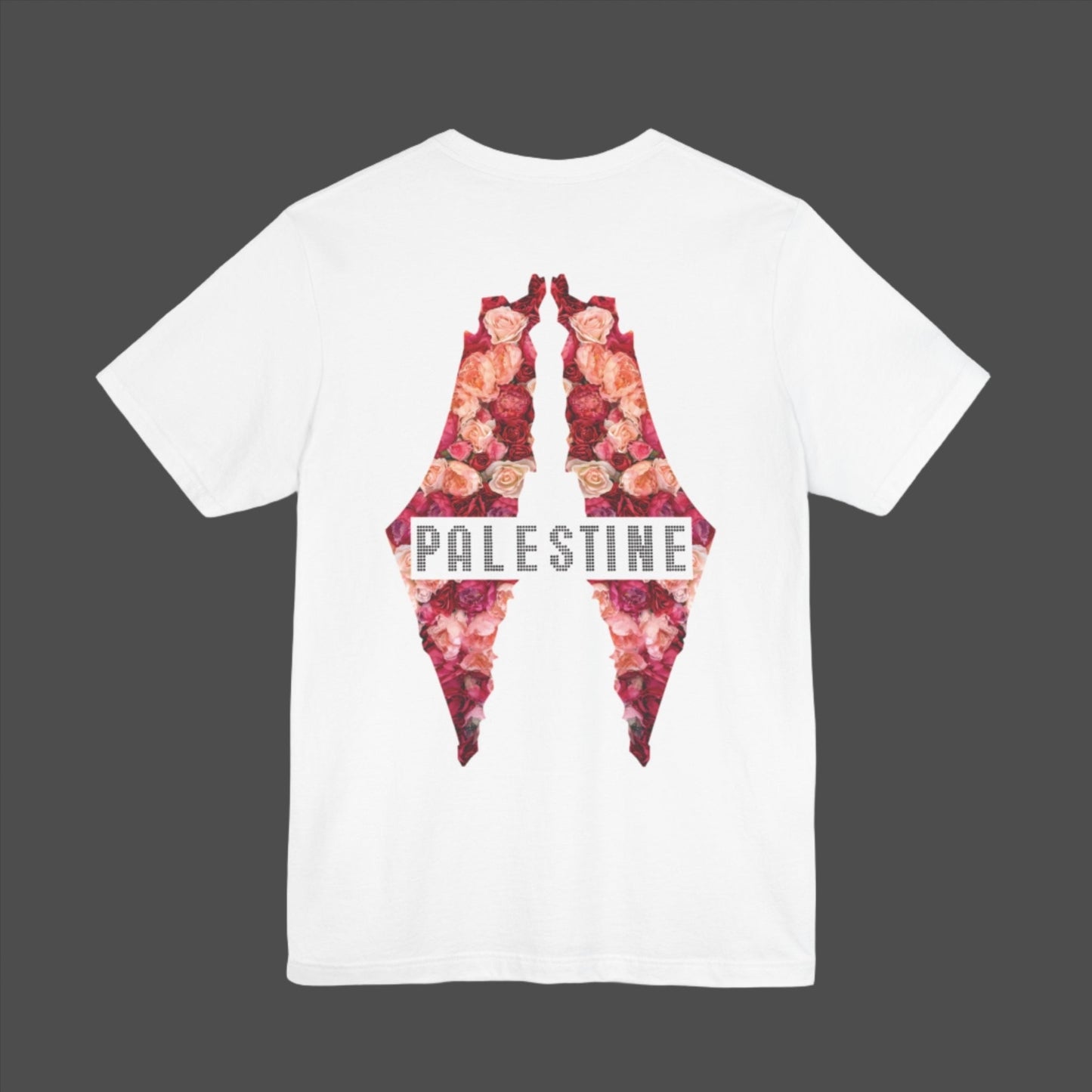 Wings of Freedom Palestine Flowers T-shirt - T-Shirt - Middle Shark