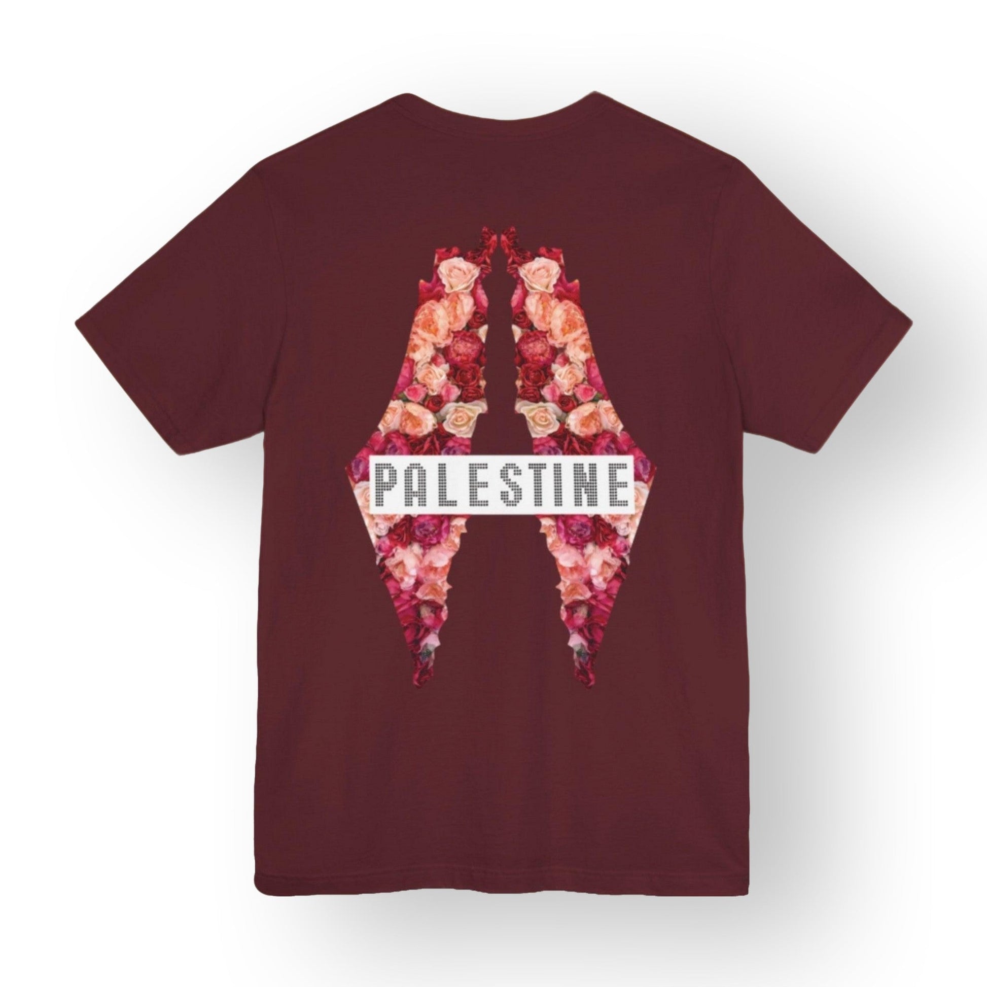 Wings of Freedom Palestine Flowers T - shirt - T - Shirt - Middle Shark