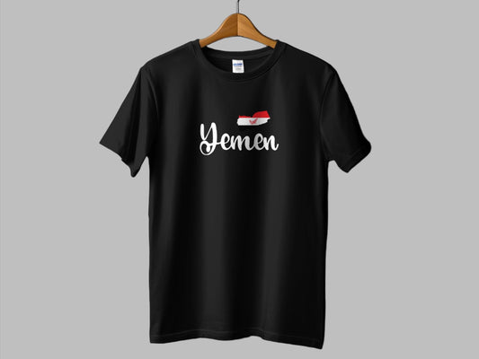 Yemen Map Tshirt - T-Shirt - Middle Shark