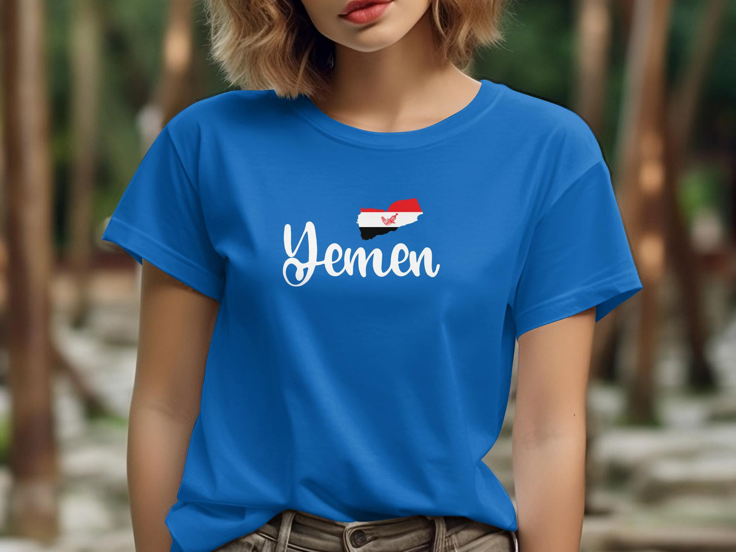 Yemen Map Tshirt - T-Shirt - Middle Shark